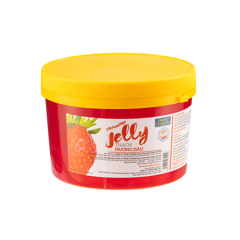 Hung chuong strawberry flavour jelly